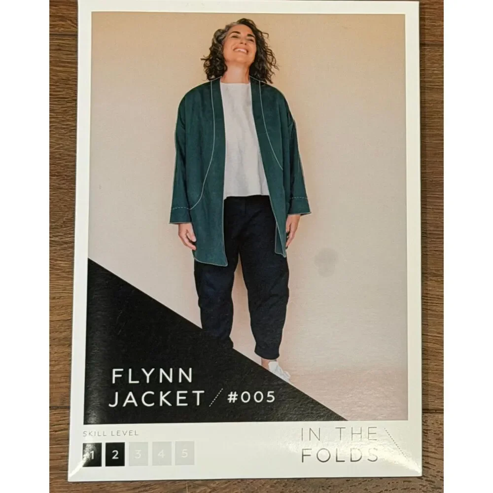 In the Folds Sewing Pattern Bundle Flynn Jacket #005 and Darlow Pants #004 UNCUT